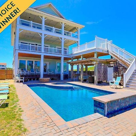 Vila 6007 Happy Sol Oceanfront Heatable Pool Nags Head Exteriér fotografie