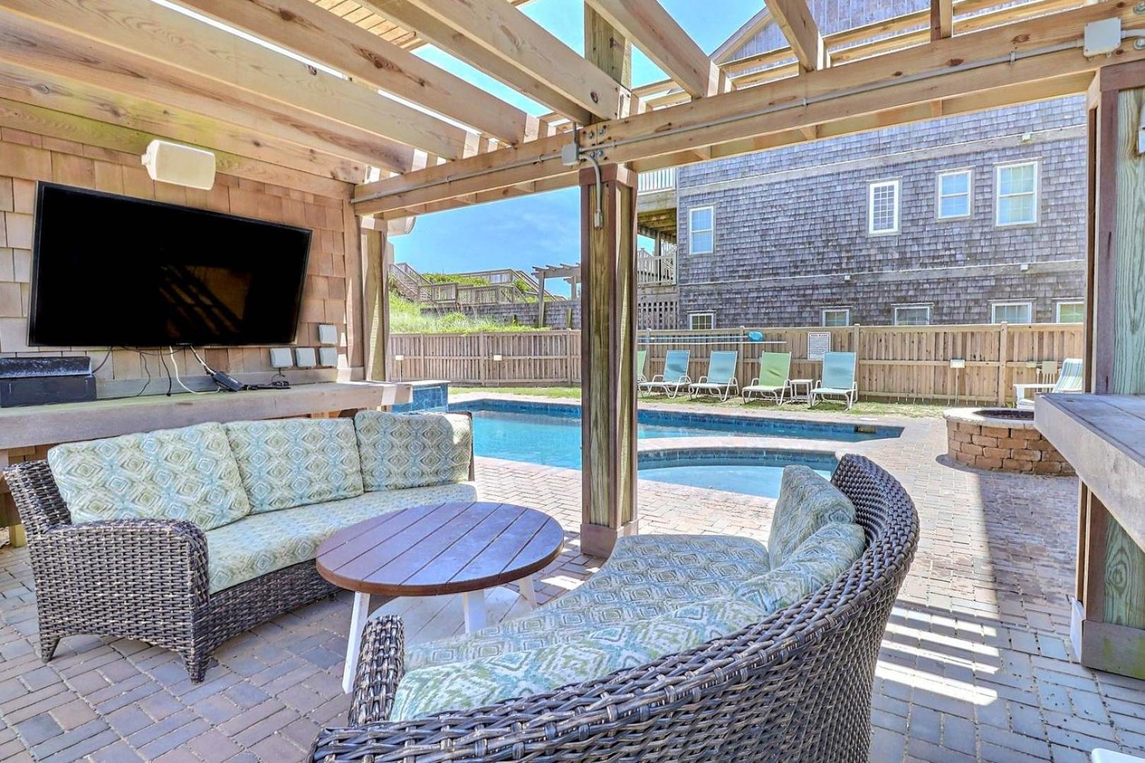 Vila 6007 Happy Sol Oceanfront Heatable Pool Nags Head Exteriér fotografie