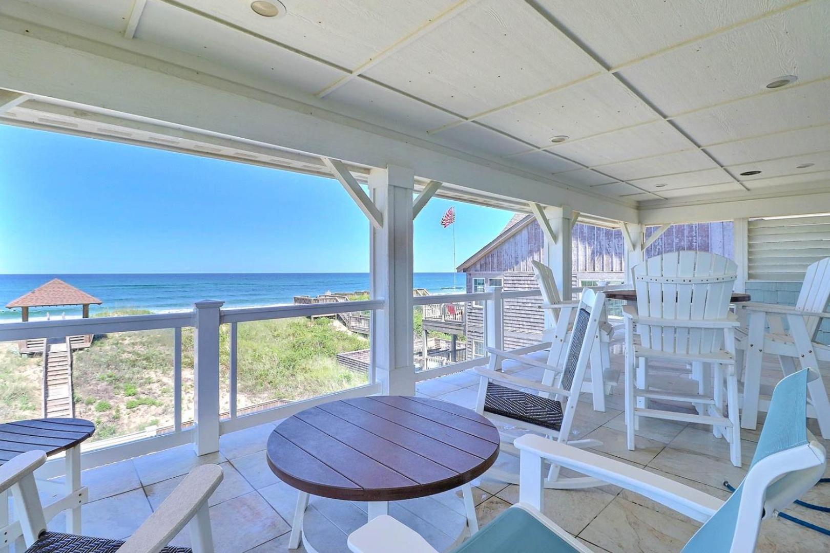 Vila 6007 Happy Sol Oceanfront Heatable Pool Nags Head Exteriér fotografie