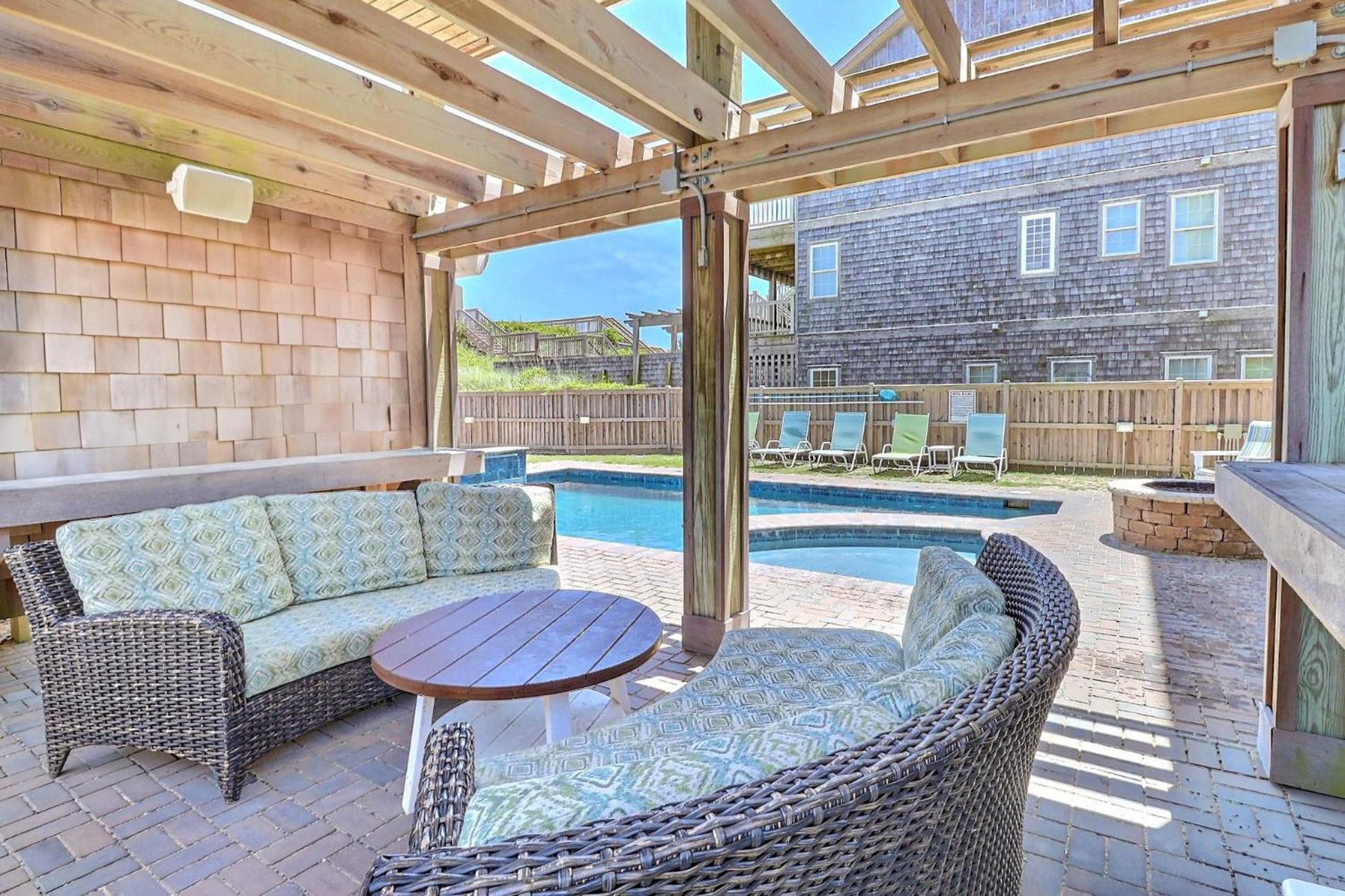 Vila 6007 Happy Sol Oceanfront Heatable Pool Nags Head Exteriér fotografie